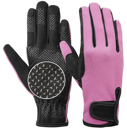 ChinFun Kids Horse Riding Gloves Equestrian Anti Slip Children