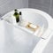 Bandeja para bañera, Estante de baño expandible, Organizador de bañera de plástico Ajustable, Bandeja de baño, Accesorios de bañera y Accesorios de baño