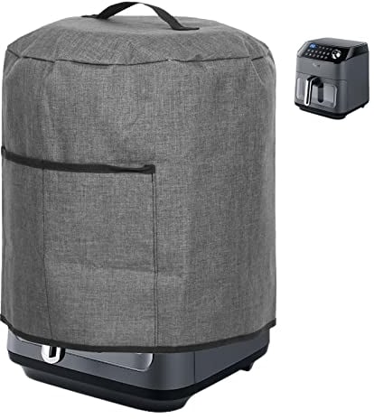 Air Fryer Cover, Dust Protection for Air Fryers & Electric Pressure Cookers, Grey, Oxford Cloth, Not Water Resistant