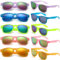 FSMILING Lot De 10 Lunettes De Soleil Colorées Fantaisie Lunettes De Fête Party Lunettes Evjf Lunette Fluo pour Fête d'anniversaire Beach Pool Party