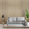 Fuse Acoustic Wooden Wall Panel in Natural Oak, 240cm x 60cm (2 Pack)