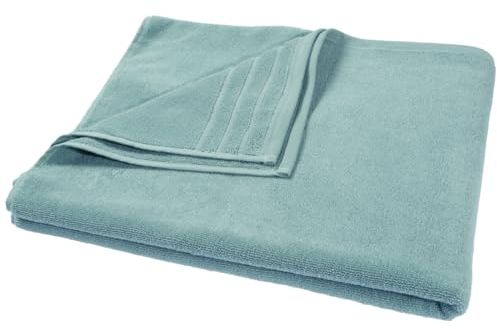 Living Crafts - Handtuch | Handtücher 100% Baumwolle 150 x 100 cm | Saugfähig, Schnell Trocknend, Lompakte, Leichte Qualität – Ideal für Sport, Strand, Reisen (Jade)