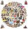 50 Stück Faultier Aufkleber, 5-8 cm Cute Tier Sloth Aufkleber, PVC Faultier Geschenk, Laptop Gitarre Sloth Graffiti Skateboard Motorrad Fahrrad Faul Stickers Set Wasserdicht Aesthetic Jugendliche