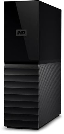 WD 24TB My Book Desktop External Hard Drive, with Password Protection and Backup Software, USB 3.2 Gen1, exFAT - WDBBGB0240HBK-NESN