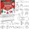 Tutukyle Adventskalender 2024 Kinder Puzzle Spielzeug 25 Metallpuzzle Teenager Erwachsene Metalldraht Puzzles Knobelspielen Weihnachtskalender Weihnachtsgeschenke für Mädchen und Jungen