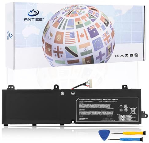 ANTIEE 73Wh PC50BAT-3 Laptop Akku Kompatibel mit Schenker Key 15 Comet Lake 15 Gaming CLEVO PC50DN2 PC50S THUNDEROBOT 911 P1 EUROCOM RX315 NH57AF1 SYSTEM76 Oryx Pro 6 Series 11.4V