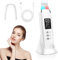 NAVESO Skin Scrubber Ultraschall, Ultraschallpeelinggerät mit 4 Modi und Rotlicht Blaulicht, Porenreiniger, Mitesserentferner, Face Skin Spatula für Jeden Hauttyp Geeignet, USB-Aufladung (Weiß)