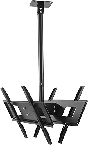 Universal TV Stand Multifunction Single Pole Dual Sn Ceiling TV Mount, Fits 30-70 Inch TVs, Can Mount On Ceilings/Wall, Holds Up to 176lb TV Mount TV Stand