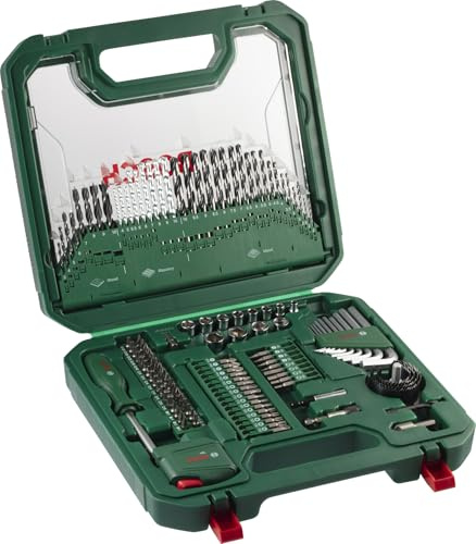 Bosch 126x Reparatur-Set, 114 + 12 Teile | 365 x 338 mm, Professional Zubehör Schraubendreher, Bohrschrauber