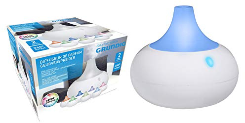 Grundig Aroma Diffuser Luftbefeuchter - Duftlampe - Wasser Kapazität 80ML - Timer-Funktion - Weiß