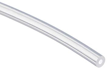 sourcing map Silikon-Schlauch, 1 mm Innendurchmesser x 2 mm Außendurchmesser, 2 m, Silikon-Gummi-Schlauch, Luftschlauch, Wasserschlauch für Pumpenübertragung, transparent