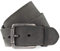 Vanzetti Gürtel, Unisex Ledergürtel, gewachst, 45 mm breit, schwarz, 80 cm