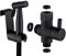 Tecmolog Bidet Sprayer Set Edelstahl Bidet Handbrause mit 3-Wege Umschaltventil 3/8-12/17 und Duschkopfhalterung ohne Bohren Schwarz, WS024CF2