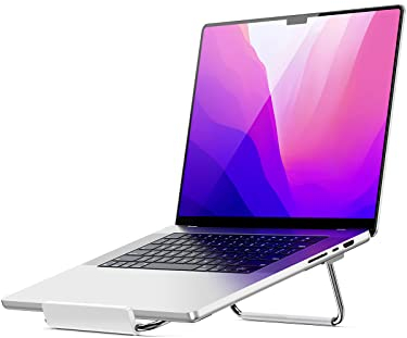 UGREEN Laptop Stand Riser, Foldable Adjustable Desk Chromebook Stand Ventilated Metal Holder Ultralight Compatible with 11-16 MacBook Pro, MacBook Air, Dell XPS 13 15, Thinkpad, Asus ZenBook