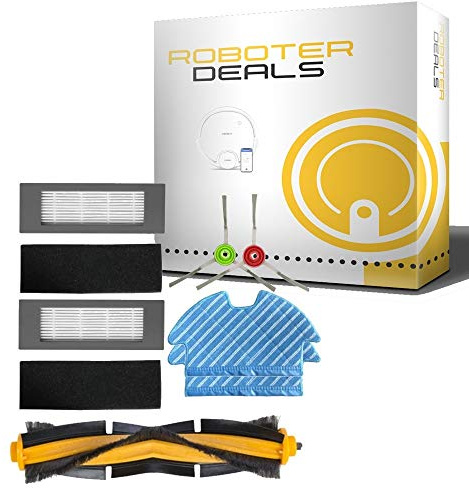 Zubehör Set für den Ecovacs Deebot OZMO 900 (Filter, Seitenbürste, Pad, Hauptbürste)