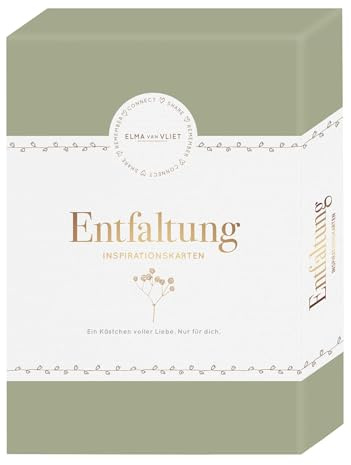 Elma van Vliet Entfaltung - 50 Inspirationskarten: Kartenbox mit 50 Glücklichmachern für den Alltag (Impulse und Denkanstöße für den Alltag)
