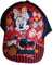Minnie Maus Kappe Base Cap Mütze Sonnenhut mit Motiv Glitzer, Herzen, Schleifen für Kinder, Mädchen und Jungen (Blau, 52)