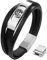 JewelryWe Schmuck Lebensbaum Armband Herren Lederarmband Baum des Lebens Leder Geflochten Mehrreihiges Verstellbar Armreif Manschette Wickelarmband mit Edelstahl Magnetverschluss Silber