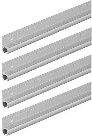 APT 4 x Kederschiene Aluminium Zeltschiene Kederleiste 180° 100 x 2,6 cm Kederprofil Wohnwagen Wohnmobil