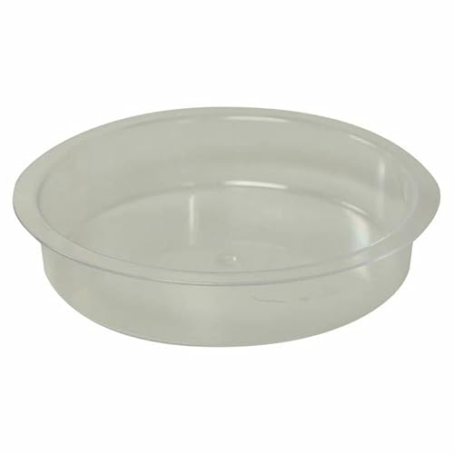 FEELIT Wild Bird Water Dish Replacement for Feeding Station - Clear Plastic Water Dish Fits Most Bird Feeder Stations