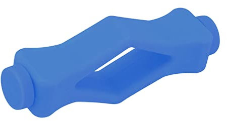 Washer Door Prop, Front Load Laundry Door Post, Keep Washer Drying Door Open to Keep Dry, Mouth Shape Strong Magnet Washer Door Holder for Most Drum Washers(Blue)