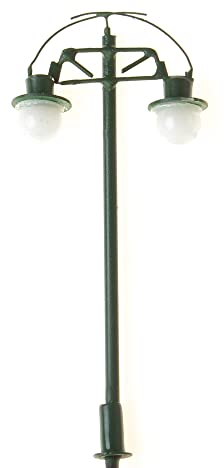 Gutshof miniaturen 10 STK Lampen Laternen Spur H0 Landschaftsbau H0 Lampen Modellbau 12V Grün