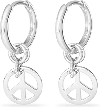 Guido Maria Kretschmer Damen-Creolen 925er Silber 2 Diamant One Size Silber 32021891