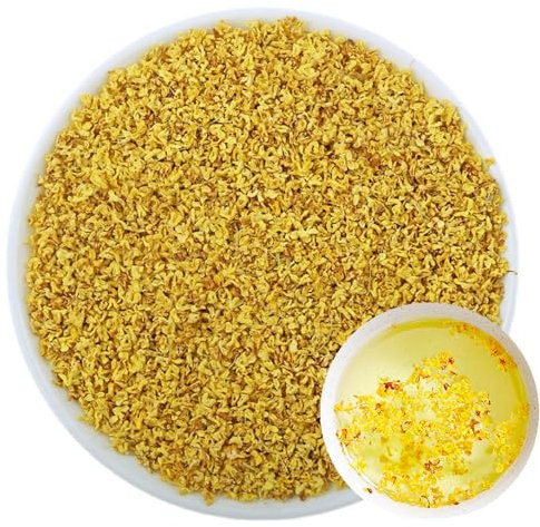 100% Osmanthus 40G/1.41oz Fresco, Foglia sciolta non OGM, Fiori secchi naturali erbe per la produzione di sapone, Sciroppo, Bevande, Cottura, Bellezza fai da te, Sacchetti & Profumo fresco