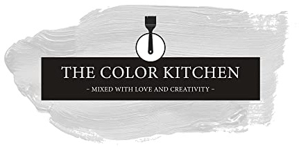 Livingwalls THE COLOR KITCHEN helle Wandfarbe - Malerfarbe für Wohnzimmer und Schlafzimmer - matte Innenfarbe in Grau - 2,5l Deckfarbe in TCK1002