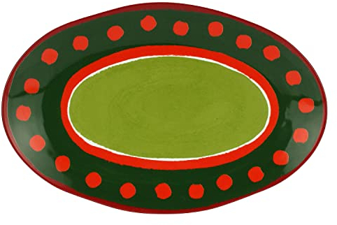 Thun Rose & Tulipani - Vassoio Ovale Cozy Cottage