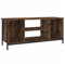 vidaXL Mueble para TV Madera contrachapada Roble Ahumado 102x35x45 cm