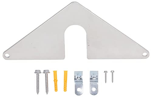 Glomora Plaque De Montage en Acier Inoxydable Et Aluminium, Support Sécurisé pour Robinets Extérieurs, Antirouille Et Durable.pour robinet de lavabo Kit de fixation pour cuisine, jardin, salle de bain