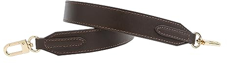 Senral Breit Schulterriemen Braun Echte Leder Taschengurt Handtaschenriemen Tragerieme 30 mm Kompatibel mit Monogram Azur Graceful mm,pm,Artsy(Brown Leather Strap)