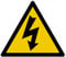 W176 - Gefahr Elektrizität - Warnschild - Maße wählbar - Norm ISO 7010