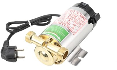 MECUTP 100W Umwälzpumpe | Druckhöhungspumpe, 3/4 Haushalt Booster Pumpe, Rostfreier Stahl + Messing Wasserpumpe Max Durchflussrate 16L/min, Hauswasserwerk 2860U/min Für Dusche Und Garten