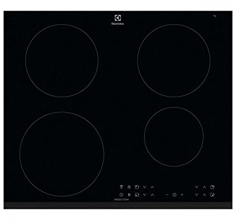 Electrolux Induktionskochfeld, 60 cm, 4 Zonen, LIT6043 | 4 Kochzonen, Breite 60 cm, Touch-Steuerung