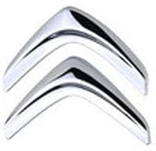 YYBCDSA Auto Emblem,für Citroen C1 C2 C3 C4 C5 Elysee-Accessoires 3D Metall Chrom Buchstabenmarke Badge Aufkleber,Kühlergrill Emblem Car Styling Autozubehör,C