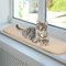 Pet Prime Cat Window Lounge Tappetino per davanzali Cat Window Bed Mat 90 x 28 cm – Beige