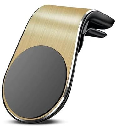 Lüftung Handyhalterung Auto Magnethalterung Handy für Skoda Superb III 2015-2019, Upgraded Stabilere Version Smartphone Halterung Auto Zubehör Innenraum,Gold