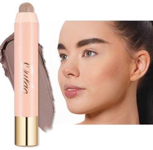 Oulac Contouring Stick - Mehrzweck Konturenstift-Makeup, Angereichert mit Nährenden Inhaltsstoffen, Kein Verkleben oder Ziehen, Mattes Finish, Vegan, C1 Raw Umber