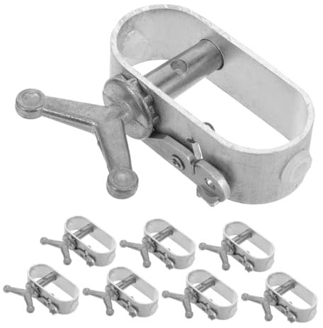 TINEASUR 8 Stück Drahtspanner Aus Metall Metallkabelspanner Für Zaundraht Kabelspanner Kreativer Drahtseilspanner Hochleistungsspanner Drahtseilspannung