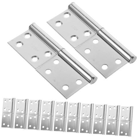 CRILSTYLEO Charnières Relevables En Acier Inoxydable Charnières Robustes De Porte Amovibles