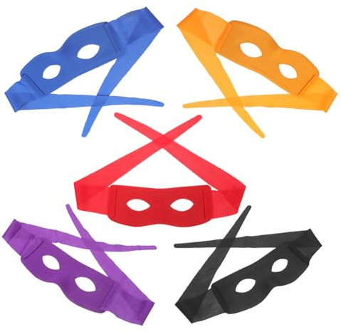 Holibanna 5 Stück Partymaske Schwarze Augenmaske Sensenmann Maskerade-maske Super Maske Cosplay Maskerade Maske Karnevalsmaske Prop für Ostern Festival Karneval Kostüm Cosplay Party