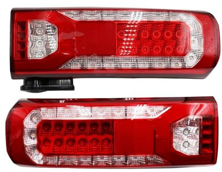 XINGDE 2pcs Feux Arrière pour Mer-ce&des pour Be&NZ LKW pour Actros MP4 MP5 Auto 24V, Feu Arrière Feu de Freinage Feux Frein 0035441003 0035442103 Lampe Voiture Remplacement