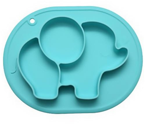 KOMBIUDA Plato De Para Bebés De Dividido Utensilios Prácticos Para Vajilla y Atractiva Aprendizaje Alimentación