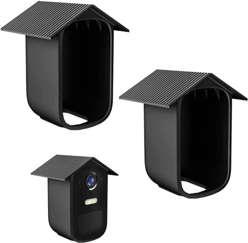 Wasserdichtes Silikon Kamera Schutz 2er Wetterfeste Silikonhülle für EufyCam 2C / 2C Pro UfyCam Silikonhäute Überwachungskamera Schützen UV-Schutz Wetterfester Durable Silicone for eufyCam 2C Camera