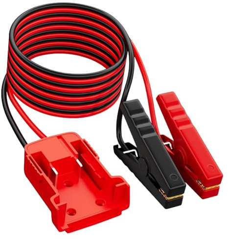 Booster De Câble De Pull En Fil - Fils De Saut En Fil | Câbles De Cavalier De 6 Pieds | Câble De Cavalier De Batterie De Voiture | Câbles De Cavalier Longs | Câbles De Batterie Robustes | Kit De Câble