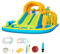 UEV Hüpfburg mit Gebläse Groß Aufblasbare Wasserpark für Kinder von 3-8 Jahre Wasserrutsche Springen Kletterwand Sicherheitsnetz Kindergeburtstag Bouncy Castle für Indoor und Outdoor XXL 520x320x215cm