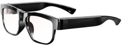 Gafas de cámara de 32 G, gafas de cámara espía con video digital súper delgado 1080P lente inteligente para deportes al aire libre