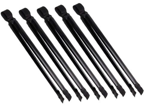 Gatuida 5 pezzi Pinze in Metallo per Carbonella Pinze per Barbecue Resistenti e Antideformazione Utensili per Picnic e Fuochi all per Carbonella e